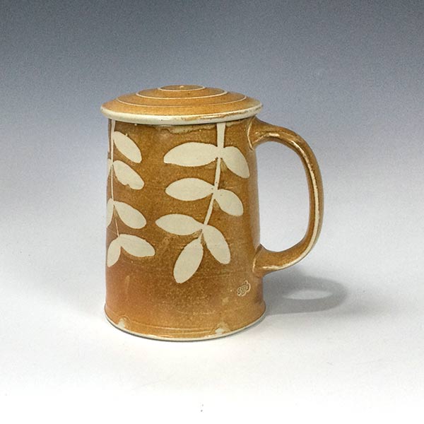 Samantha Bartlett Wisteria Beer Mug with Lid - Image 3